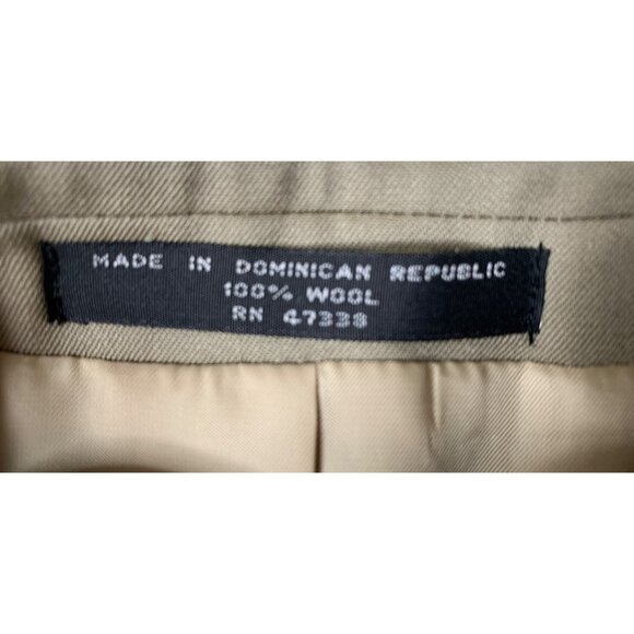 NWT Mens Jones NY Cooper Beige 2-Piece Suit 48L 48 Long Wool REE10686 - Picture 9 of 10